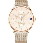 Tommy Hilfiger Jenna 1781944 Full Rose Gold-Tone Mesh Women's Watch