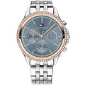 Tommy Hilfiger Ari 1781976 Silver Stainless Steel Blue Dial Women's Watch
