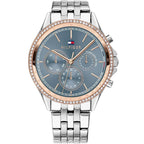 Tommy Hilfiger Ari 1781976 Silver Stainless Steel Blue Dial Women's Watch