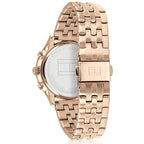 Tommy Hilfiger Ari 1781978 Rose Gold-Tone Crystal Bezel Women's Watch