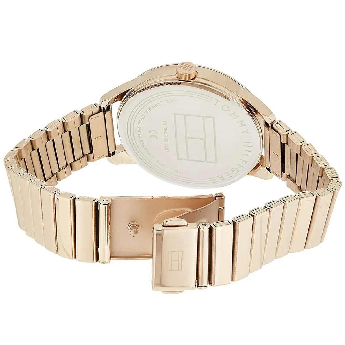 Tommy Hilfiger Brooke 1782021 Multi-Function Silver Dial Rose Gold-Tone Women's Watch