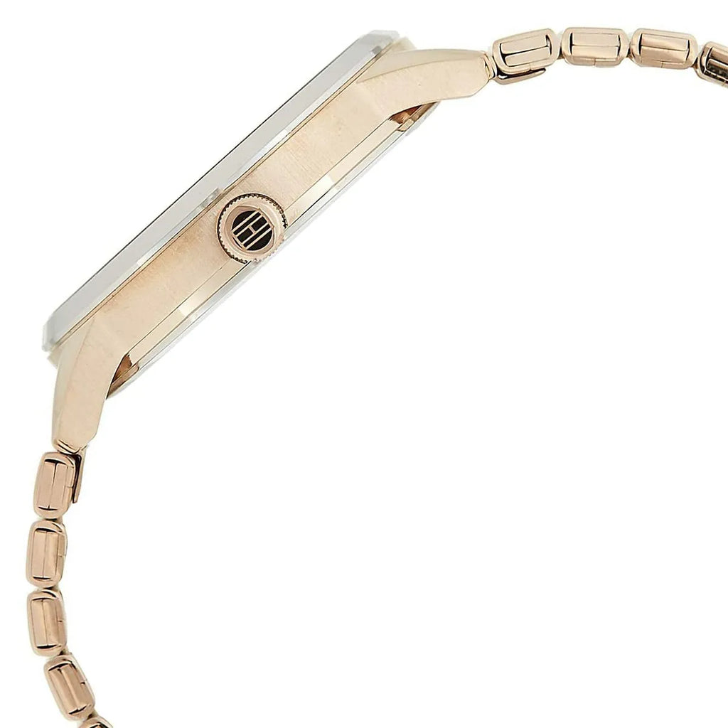 Tommy Hilfiger Brooke 1782021 Multi-Function Silver Dial Rose Gold-Tone Women's Watch