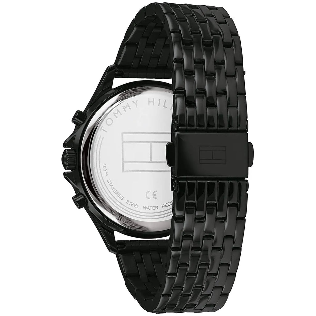 Tommy Hilfiger Ari 1782144 Multi-Function Black Dial All-Black Stainless Steel Women's Watch