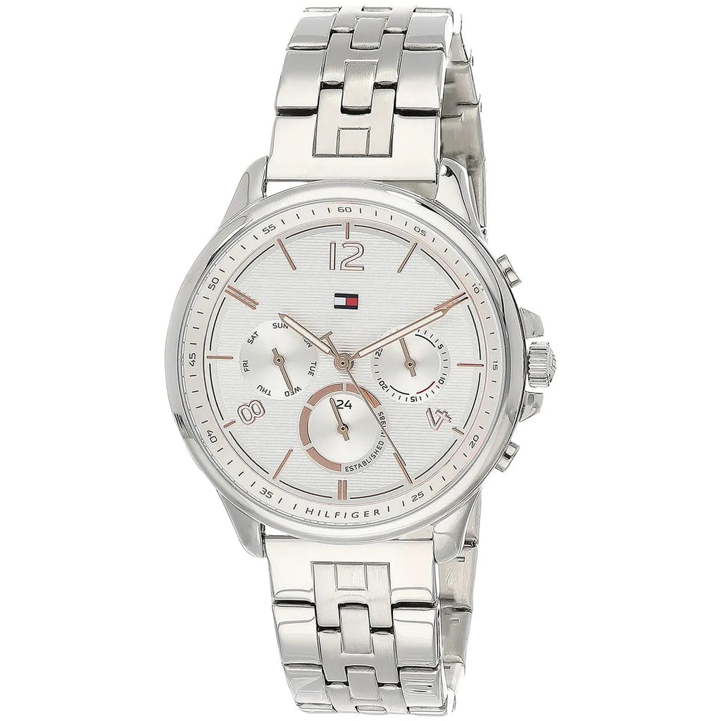 Tommy Hilfiger Harper 1782222 Multi-Function White Dial Silver Stainless Steel Women's Watch