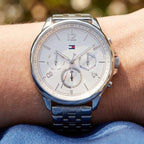 Tommy Hilfiger Harper 1782222 Multi-Function White Dial Silver Stainless Steel Women's Watch