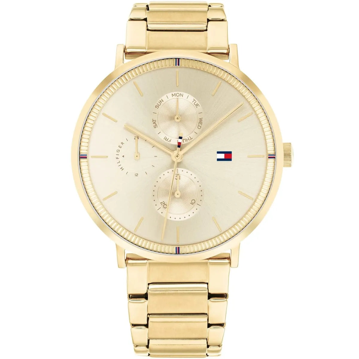 Tommy Hilfiger Jenna 1782297 Multi-Function Gold-Tone Stainless Steel Women's Watch