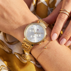Tommy Hilfiger Ivy 1782344 Gold-Tone Silver Dial Women's Watch
