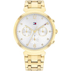 Tommy Hilfiger Ivy 1782344 Gold-Tone Silver Dial Women's Watch
