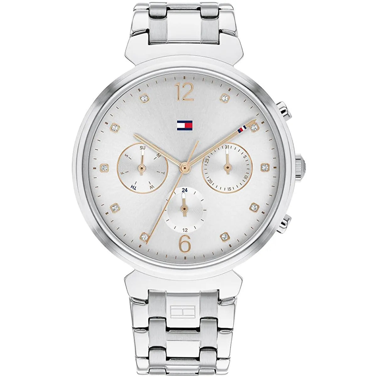 Tommy Hilfiger Ivy 1782346 Silver-Tone Gray Dial Women's Watch