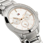 Tommy Hilfiger Kennedy 1782384 Silver Stainless Steel Crystal Women's Watch
