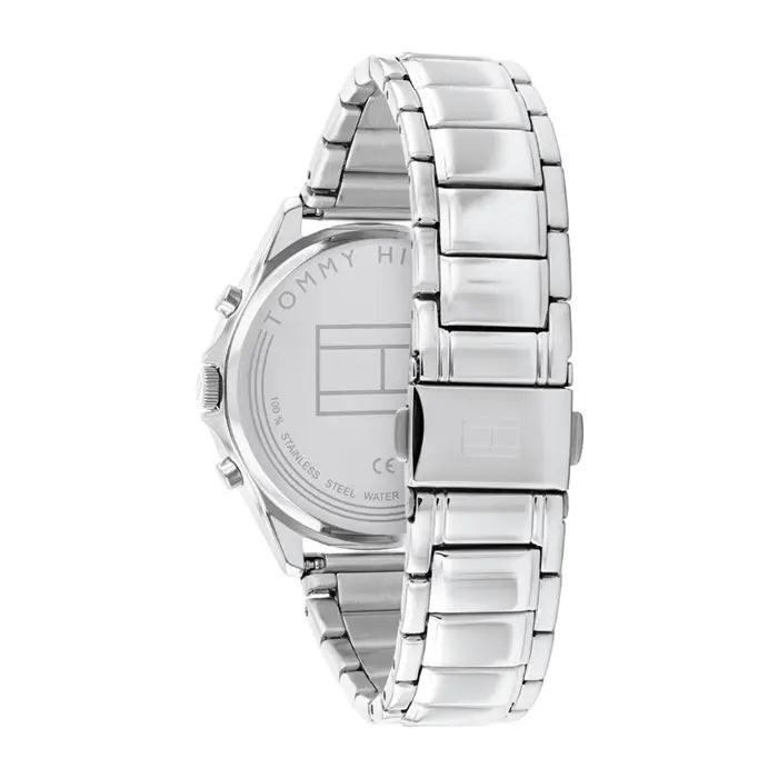Tommy Hilfiger Leah 1782414 Multi-Function Pink Dial Silver Stainless Steel Women's Watch