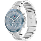 Tommy Hilfiger Kenzie 1782554 Multi-Function Light Blue Dial Silver Stainless Steel Women's Watch