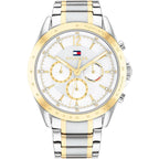 Tommy Hilfiger Kenzie 1782555 Multi-Function Silver Dial Two-Tone Women's Watch