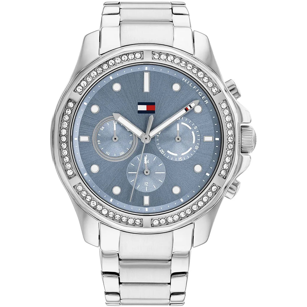 Tommy Hilfiger Lori 1782569 Silver Stainless Steel Blue Dial Women's Watch