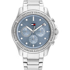Tommy Hilfiger Lori 1782569 Silver Stainless Steel Blue Dial Women's Watch