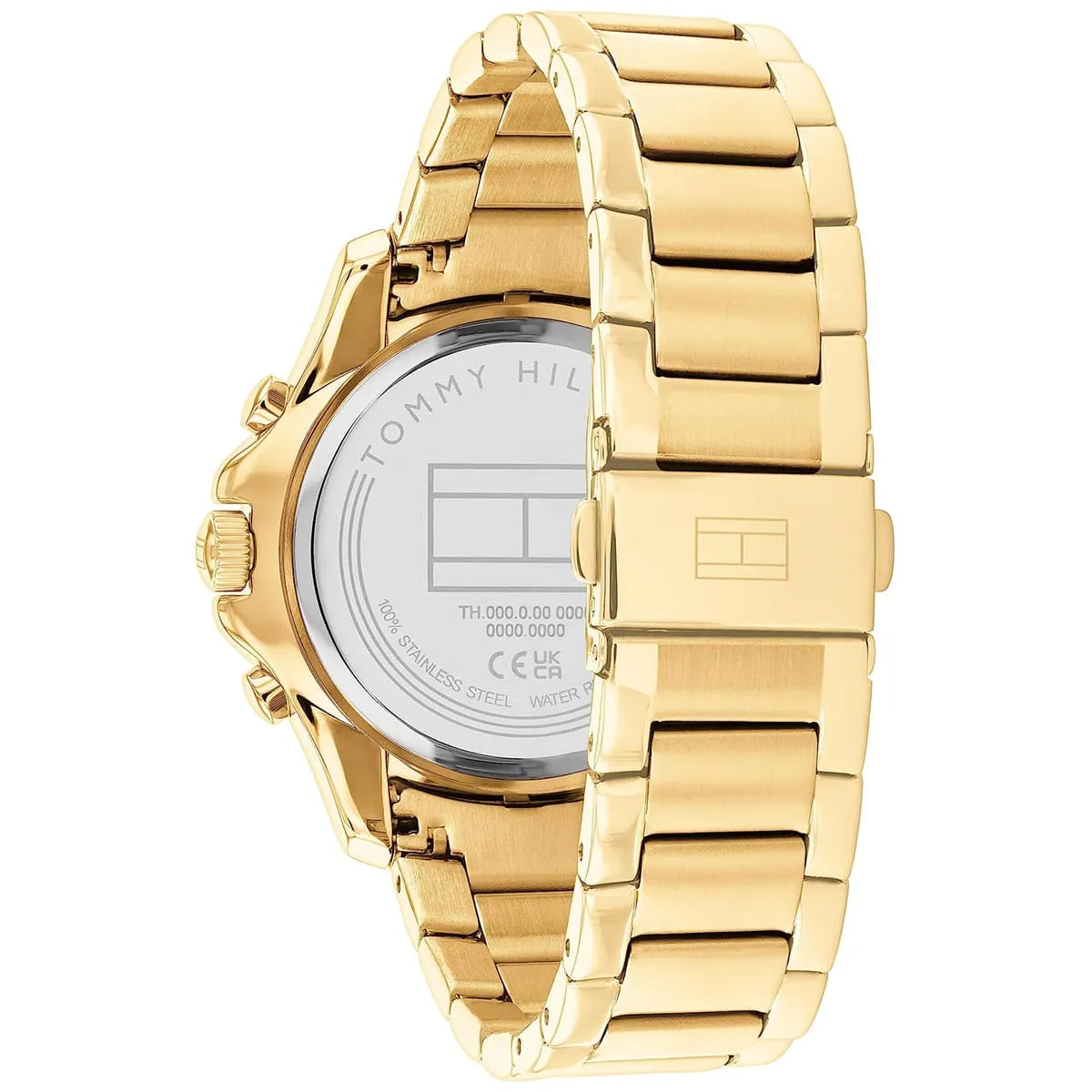 Tommy Hilfiger Brooklyn 1782570 Multi-Function Black Dial Gold-Tone Women's Watch