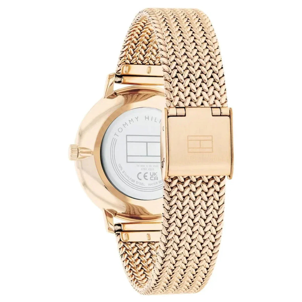 Tommy Hilfiger Carnation 1782603 Rose Gold Floral Mesh Women's Watch