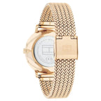 Tommy Hilfiger Carnation 1782603 Rose Gold Floral Mesh Women's Watch