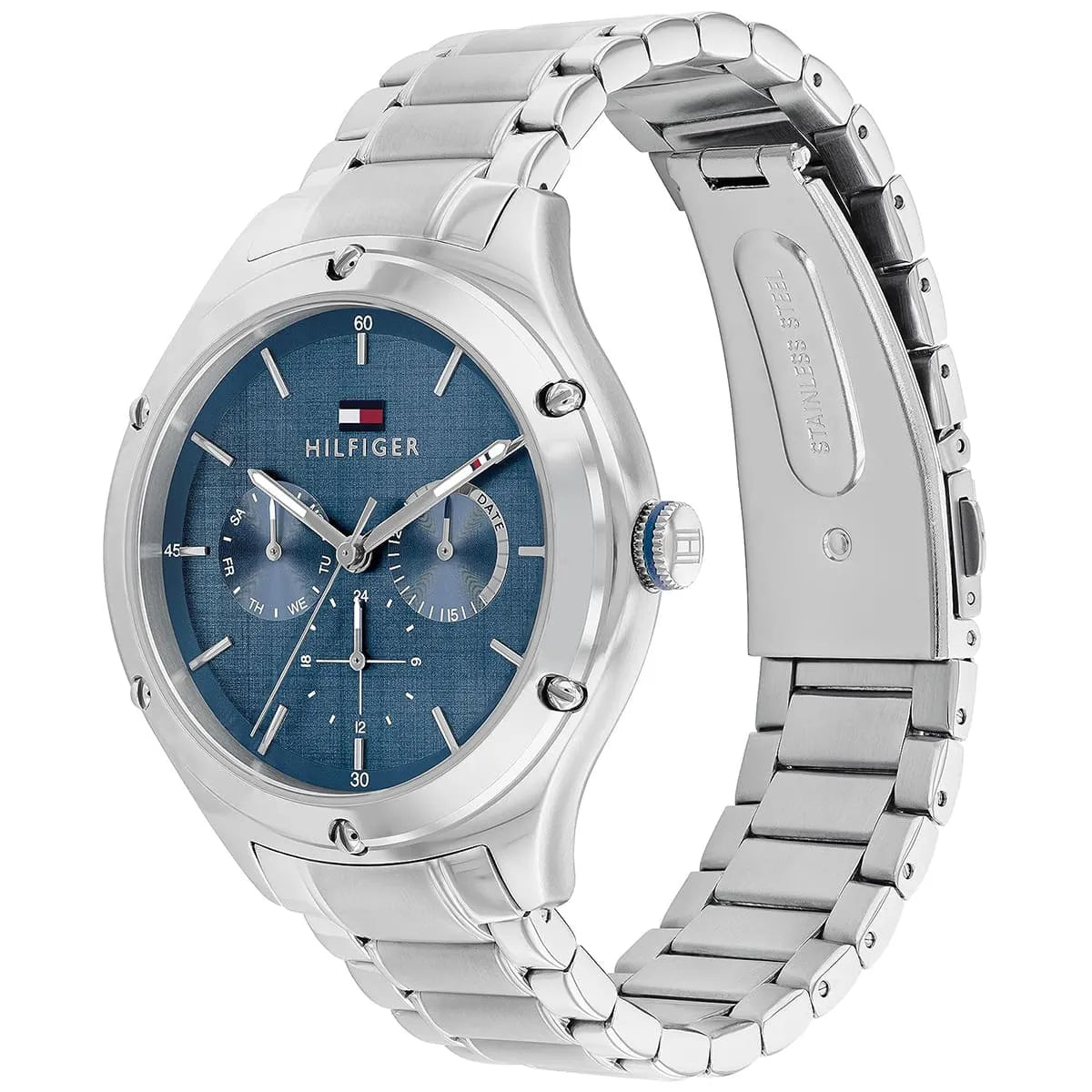 Tommy Hilfiger Lexi 1782657 Multi-Function Blue Dial Silver Stainless Steel Women's Watch