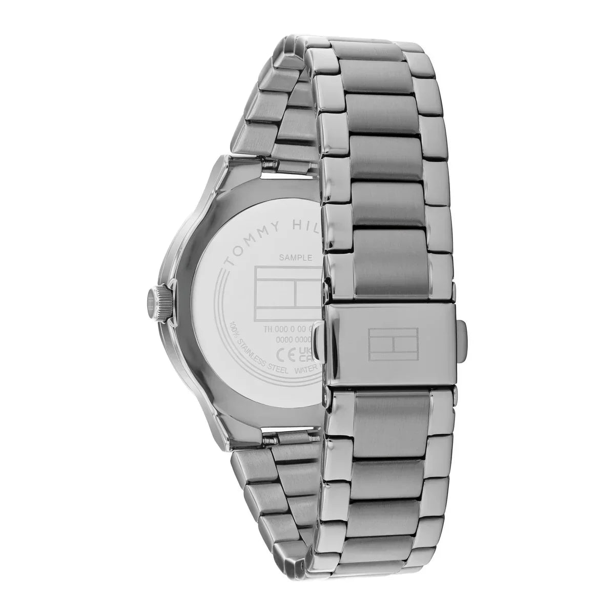 Tommy Hilfiger Piper 1782727 Crystal Bezel Grey Dial Silver Stainless Steel Women's Watch