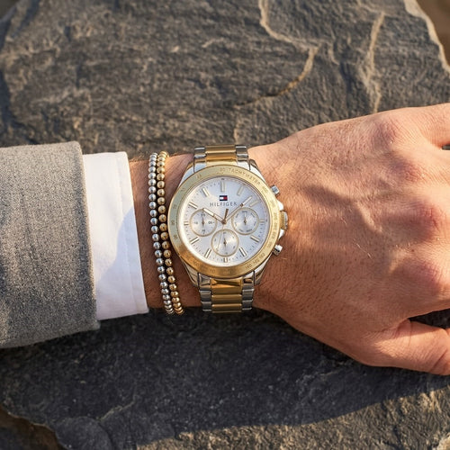 1791226 Tommy Hilfiger Hudson Men's Chronograph Two-Tone Silver & Gold Watch -
