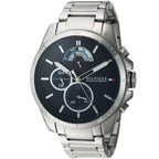 Tommy Hilfiger Decker 1791348 Silver-Tone Blue Dial Men's Watch