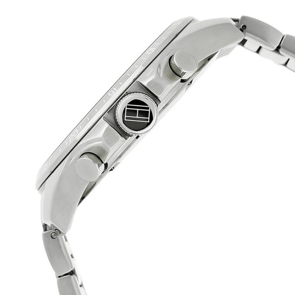 Tommy Hilfiger Decker 1791348 Silver-Tone Blue Dial Men's Watch