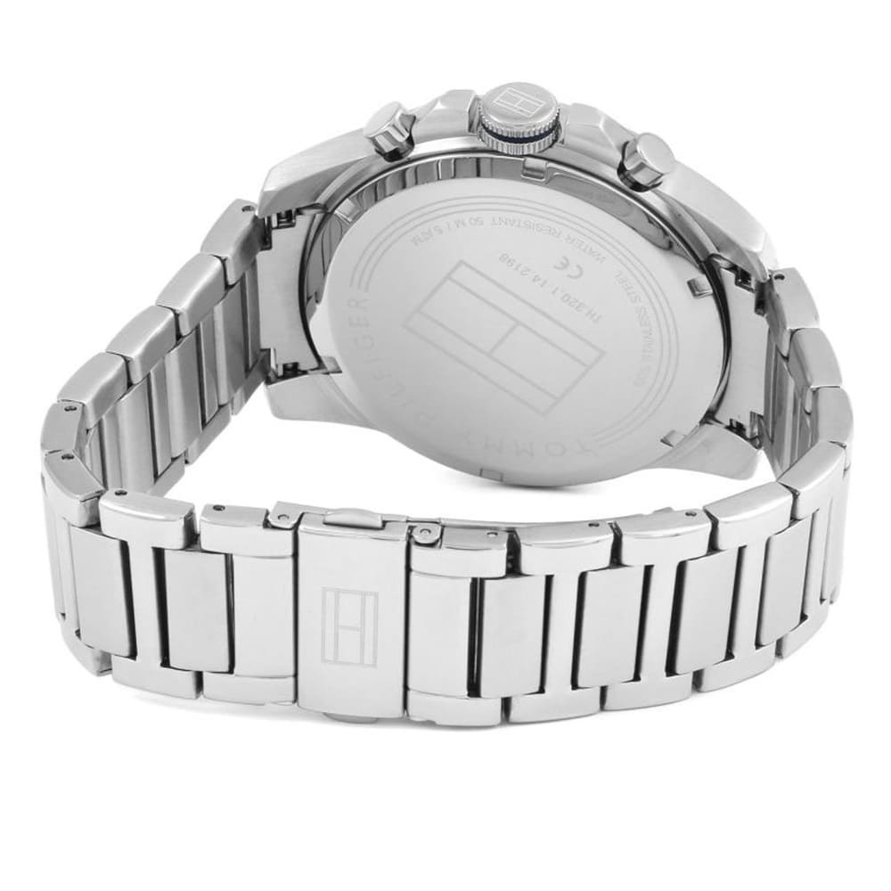 Tommy Hilfiger Decker 1791348 Silver-Tone Blue Dial Men's Watch