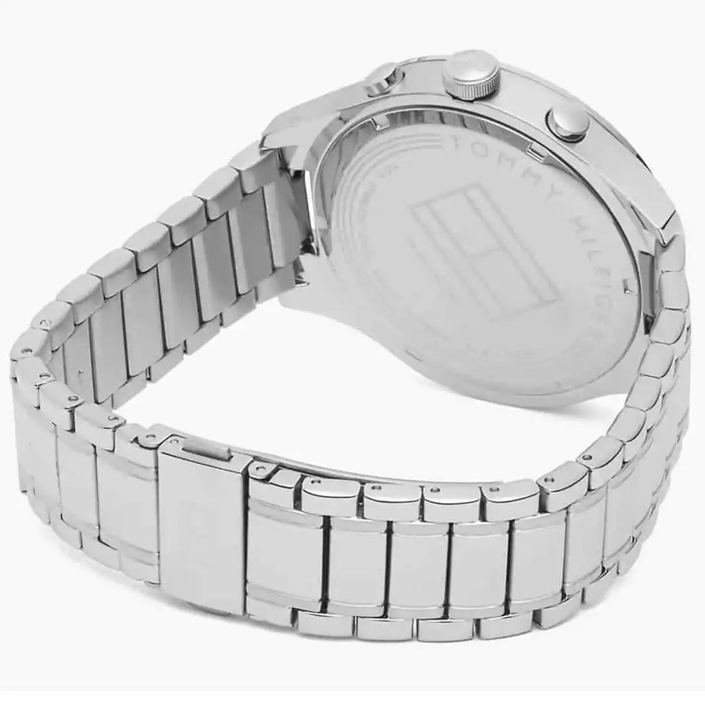 Tommy Hilfiger Gavin 1791469 Silver-Tone Black Dial Stainless Steel Men's Watch