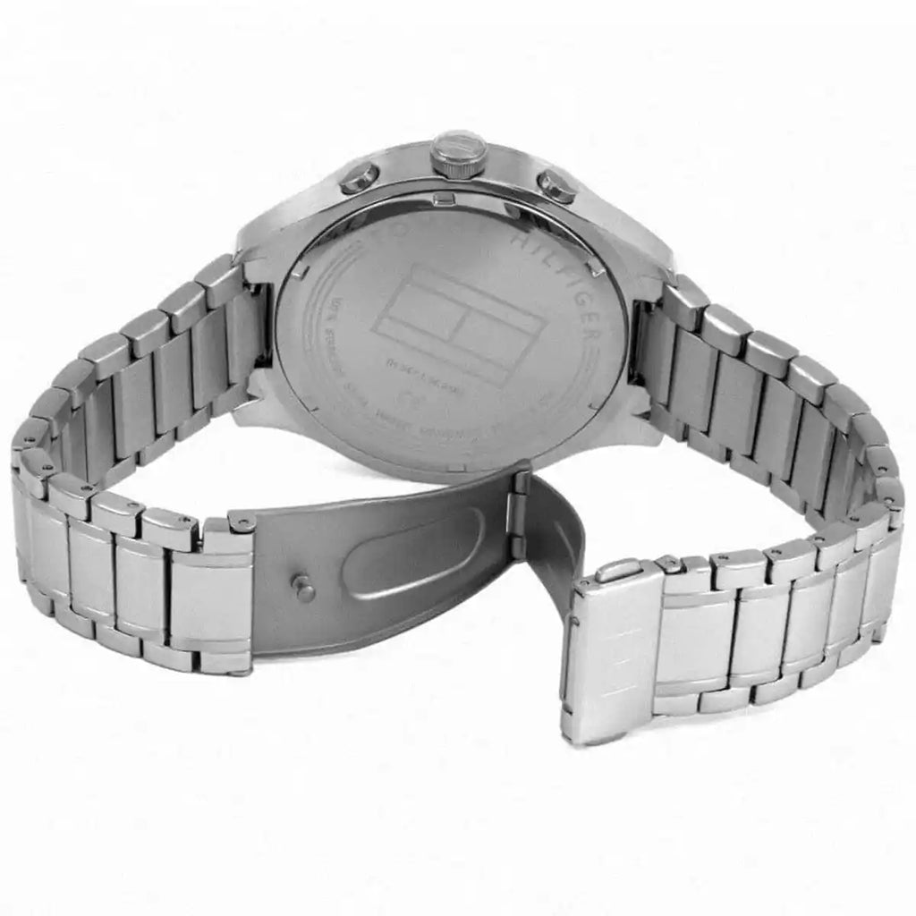 Tommy Hilfiger Gavin 1791469 Silver-Tone Black Dial Stainless Steel Men's Watch