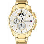 Tommy Hilfiger Decker 1791538 Gold-Tone White Dial Men's Watch