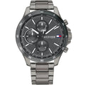 Tommy Hilfiger Bank 1791719 Multi-Function Grey Gunmetal Men's Watch