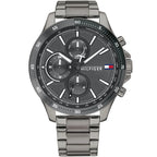 Tommy Hilfiger Bank 1791719 Multi-Function Grey Gunmetal Men's Watch