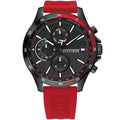 Tommy Hilfiger Bank 1791722 Multi-Function Black Dial Men's Watch