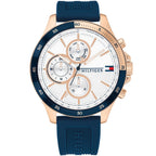 Tommy Hilfiger Bank 1791778 Multi-Function White Dial Men's Watch