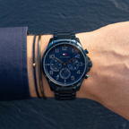 Tommy Hilfiger Asher 1791853 All Blue Stainless Steel Men's Watch