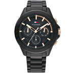 Tommy Hilfiger Aiden 1791858 Multi-Function Black Dial Men's Watch
