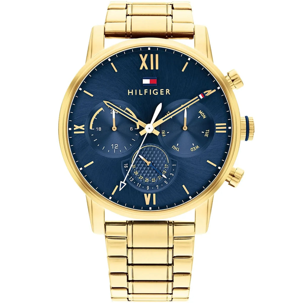 Tommy Hilfiger Sullivan 1791880 Gold-Tone Blue Dial Men's Watch