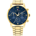 Tommy Hilfiger Sullivan 1791880 Gold-Tone Blue Dial Men's Watch