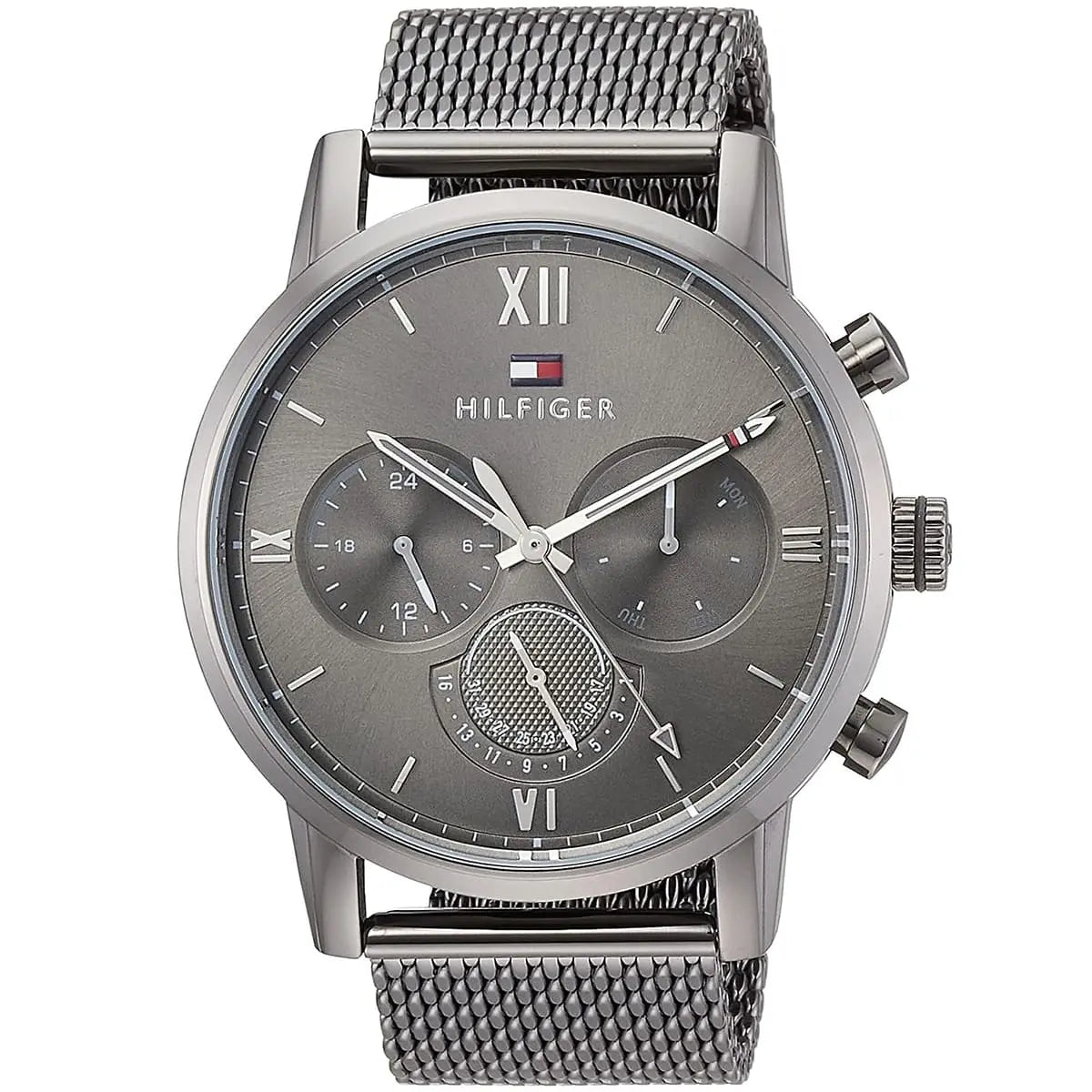 1791882 Tommy Hilfiger Sullivan Men's Full Gray Mesh Chronograph Watch