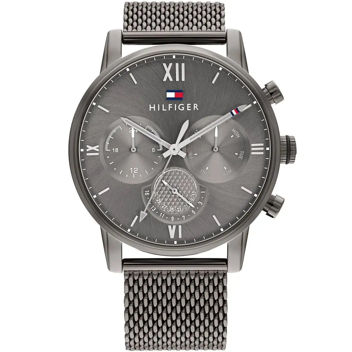 1791882 Tommy Hilfiger Sullivan Men's Full Gray Mesh Chronograph Watch