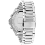 Tommy Hilfiger Larson 1791916 Multi-Function Black Dial Men's Silver Steel Watch