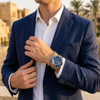 Tommy Hilfiger Larson 1791917 Multi-Function Blue Dial Men's Silver Steel Watch