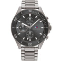 Tommy Hilfiger Larson 1791918 Multi-Function Grey Dial Men's Grey Steel Watch