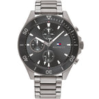 Tommy Hilfiger Larson 1791918 Multi-Function Grey Dial Men's Grey Steel Watch