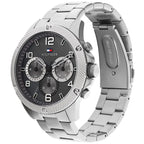 Tommy Hilfiger Blaze 1792029 Multi-Function Black Dial Men's Silver Steel Watch