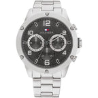 Tommy Hilfiger Blaze 1792029 Multi-Function Black Dial Men's Silver Steel Watch