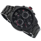 Tommy Hilfiger Blaze 1792030 Multi-Function Black Dial Men's Black Steel Watch
