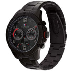 Tommy Hilfiger Blaze 1792030 Multi-Function Black Dial Men's Black Steel Watch