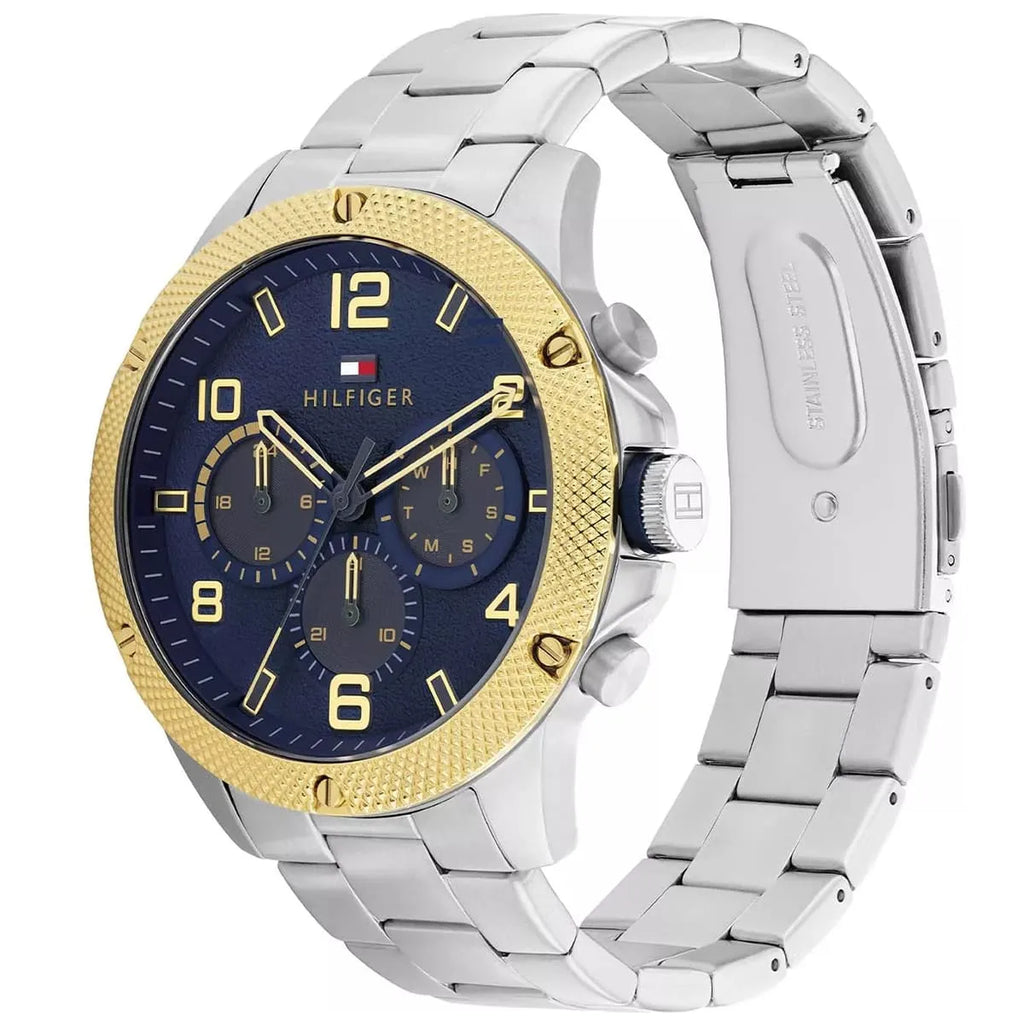 Tommy Hilfiger Blaze 1792031 Multi-Function Blue Dial Men's Silver Steel Watch